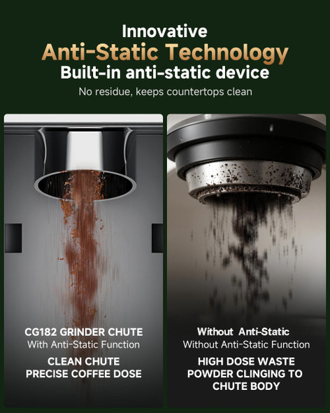 Cusinice Espresso Coffee Grinder For Home Baristas Conical Burr Grinder With 34 40Mm 34 Set