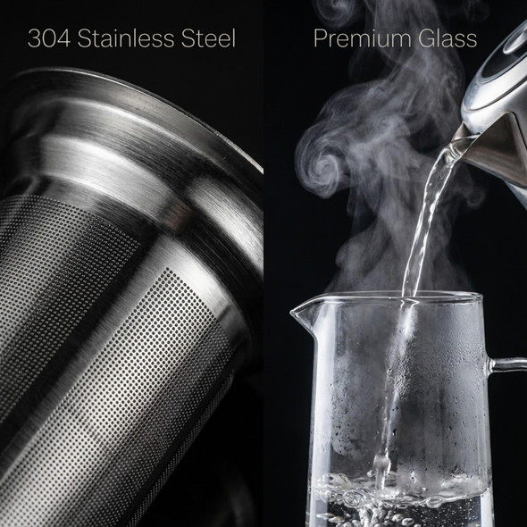 Gwnf Cold Brew Coffee Maker and Ice Tea Maker / Cold Brew 1.4L Stainless Steel