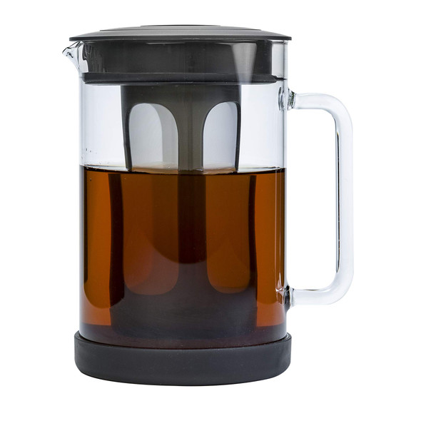 Primula Pace Cold Brew Iced Coffee Maker With Durable Glass Pitcher And 6 Cup Black