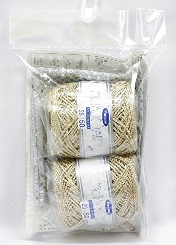 Takagi Panami Knitting Kit Glitter Tote Bag Beige Tc 57