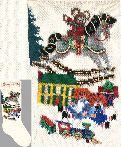 Elegant Heirlooms Christmas Stockings Kits For Knitting Christmas Morning