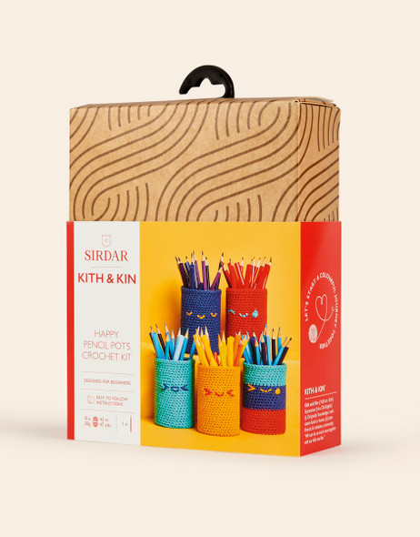 Sirdar Kith and Kin Stripey Cat Scarf and Hat Knitting Kit