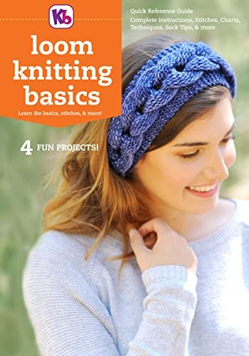 Authentic Knitting Board Knitting Reference Guide/Tool Kit With 32 Peg Wood Loom