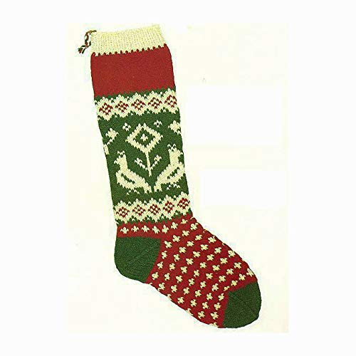 Stocking Candide Wool Yarn Christmas Stocking Knitting Kit 106 Partridge And Pear Tree