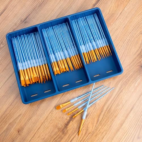 Royal and Langnickel Scholastic Choice Polymer Handle Gold Taklon Combo Set Set Of 72