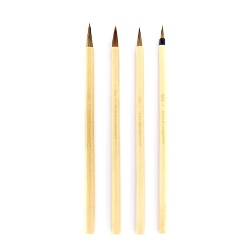 Royal and Langnickel Rset9149 Royal Zip N Close Brown Bamboo 4Piece Brush Set 105 X 29 X 05