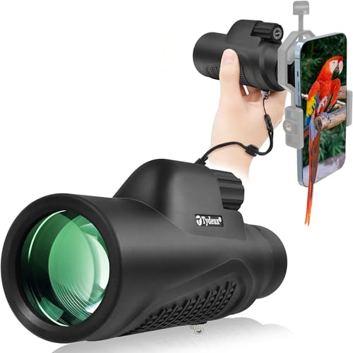Tydeux 10X42 K9 Prism Waterproof Monocular Telescope For Wildlife Bird Watching Hunting Camping Travel Secenery