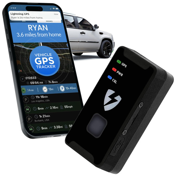 Lightning Gps Gl300 Gps Tracker For Vehicles RealTime Location Tracking AntiTheft and Fleet Management Speed and Mileage Monitoring Device For Cars and Trucks Subscription Required