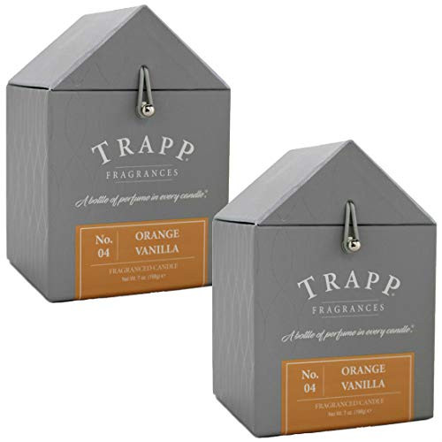 Trapp Signature Home Collection No4 Orange Vanilla 7Oz Scented Candle Set Of 2