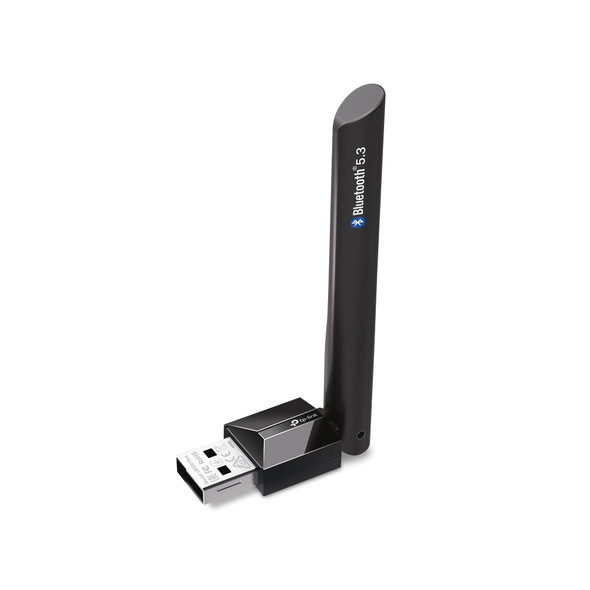 TpLink Usb Bluetooth Adapter For Pc Bluetooth 53 Long Range Receiver Plug And Play Adjustable Antenna Supports Windows 11/10/81/7 For Desktop Laptop Keyboard Mouse Etc Ub500 Plus