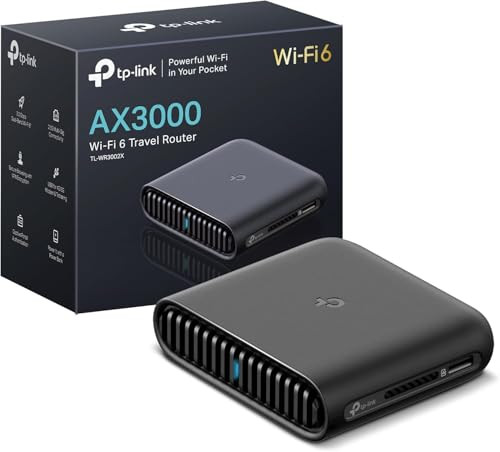 TpLink Roam 6 Ax3000 DualBand WiFi 6 Travel Router MultiGig Portable Openvpn Wireguard Public Network Sharing Hotel/Cruise Approved Phone Tethering Usb 30 MultiMode TlWr3002X
