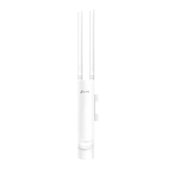 TpLink Eap110Outdoor V3 Omada N300 Outdoor Access Point Wifi Coverage Up To 200 Meters Passive Poe W/ Poe Injector Sdn Integrated Cloud Access and Omada App White