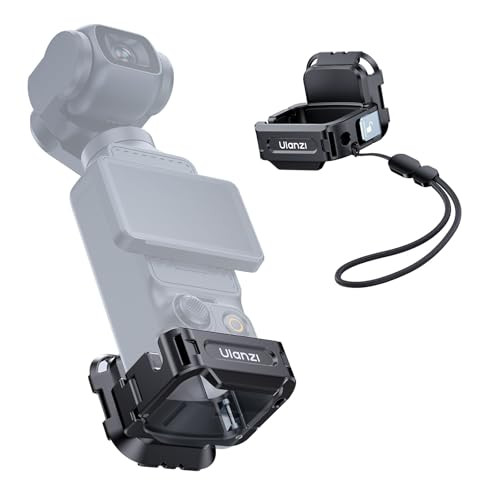 Ulanzi Pk13 Multifunctional Expansion Adapter For Dji Osmo Pocket 3/Xtra Muse With Uka Quick Release Aluminum Cage For Accessories Mount With 1/4 Thread/Gopro Adapter/Osmo Action QuickRelease