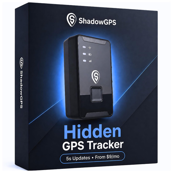 Shadowgps Gps Tracker For Vehicles 9/Mo With 5 Sec Updates Real Time Car Tracker With Trip History Driving Alerts Geofence For Fleets and Family Rechargeable Battery Tracker Only