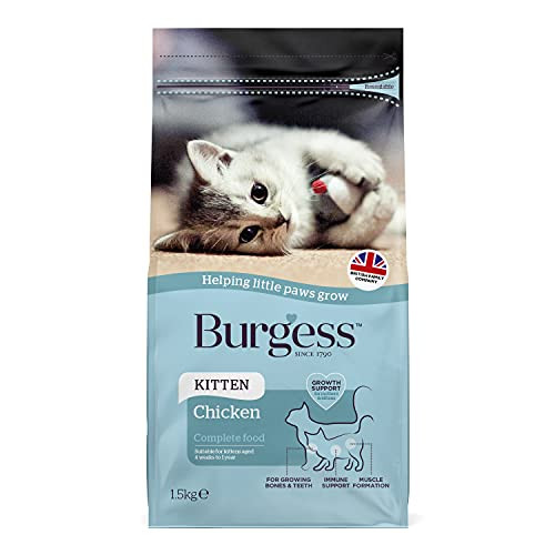 Burgess Dyeof Burgess Kitten Food British Chicken 15 Kg