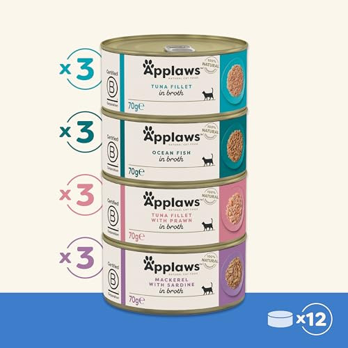 Applaws Fish Selection Cats Multipack Tins 12 Ea