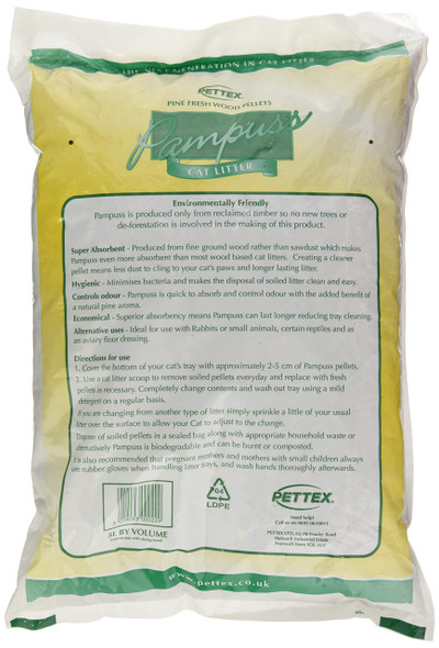 Pettex Pampuss Woodbase Cat Litter 5 Liter