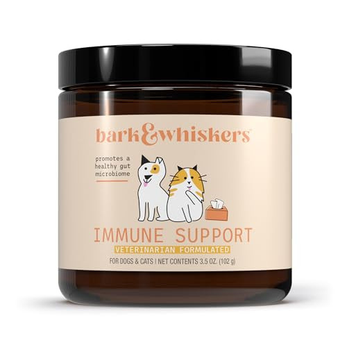 Dr Mercola Bark and Whiskers Immune Support Immune Health Support Prebiotics Colostrum Moringa Yeast Fermentate 350 Oz 60 Scoops