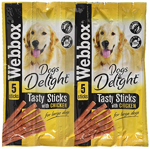 Webbox Dogs Delight Chicken Sticks 55 G Pack Of 18