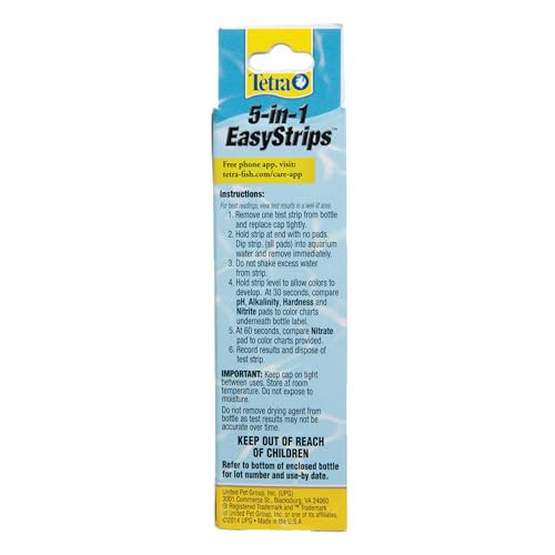 Tetra 5In1 Quick Dip Test Strips 25Pack Tk888W