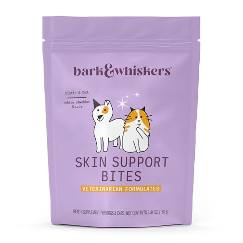 Dr Mercola Bark and Whiskers Skin Support Bites Gluten Soy NonGmo 634 Oz 1 Bag