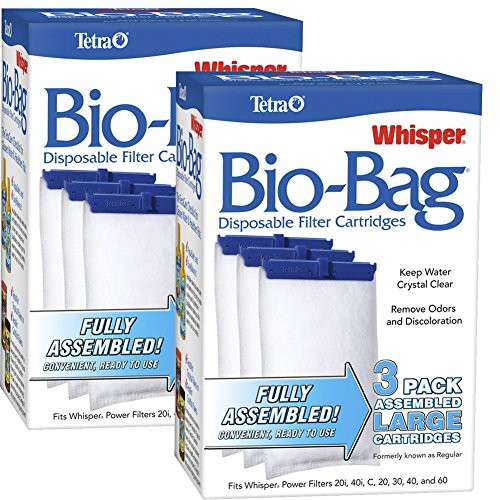 Tetra Whisper Ats26170 Assembled Biobag Filter Cartridges Large 6 Count