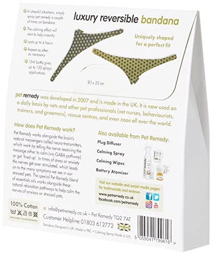 Pet Remedy Calming Bandana Kit Medium