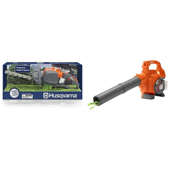 Husqvarna Toy Hedge Trimmer and Toy Leaf Blower Combo Pack Husqvarna Toy Hedge Trimmer and Toy Leaf Blower Combo Pack