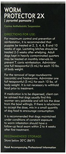 Prolab s Worm Protector 2X For Dogs 8Ounce