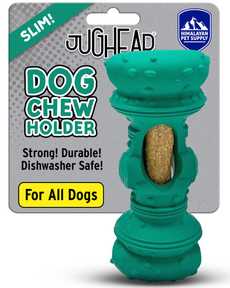Himalayan Dog Chew Jughead Super Dog Chew Holder Holds Chews and Treats For Dogs Slows Down Fast Chewers For Long Lasting Chews Pair With Jughead Super Insert And Veggie Treats Like Carrots and Celery