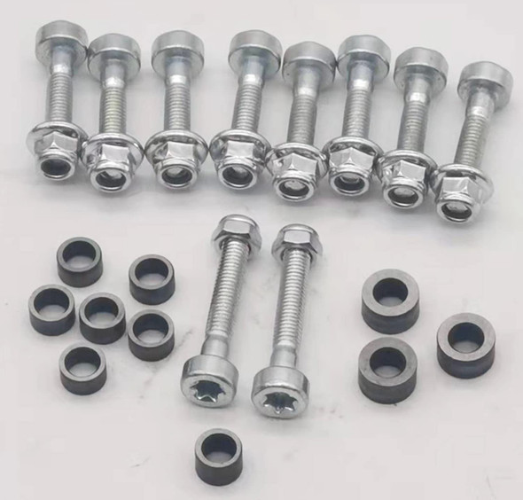 Kerlista,1 Set of Hedge Trimmer Blade Slider,Bolt and Nut fits for Stihl HS81 HS86 HS82 HS87 HSA94 Hedge Cutter , Hedge Trimmer