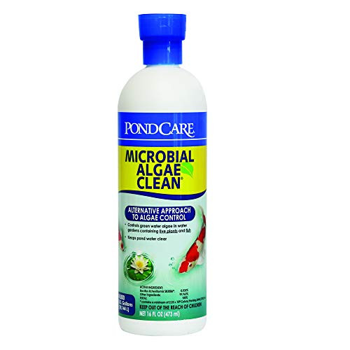 Api Pondcare Microbial Algae Clean Biological Inhibitor Of Green Water Alternative Approach To Algae Control 16Ounce Bottle