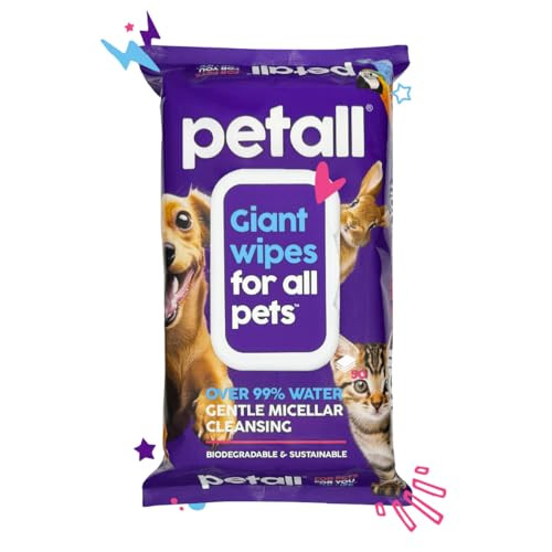 Petall Allround Giant Pet Towels 50 Huge Pet Wipes