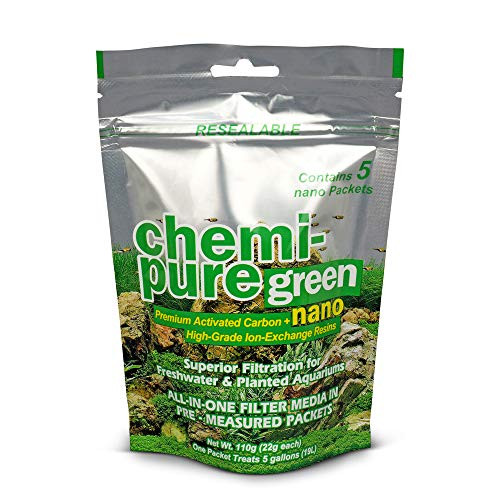 Boyd Enterprises Cpgnnano5 ChemiPure Green Nano 5 Pack Aquarium Filtration