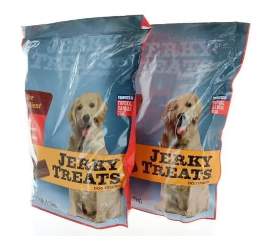 Jerky Treats Tender Strips Dog Snacks Beef 60 Oz 375 Lbs 2 Pack