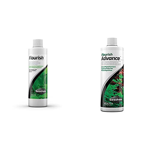Seachem Flourish Freshwater Plant Supplement 500 Ml And Seachem Flourish Advance Growth Supplement 500 Ml