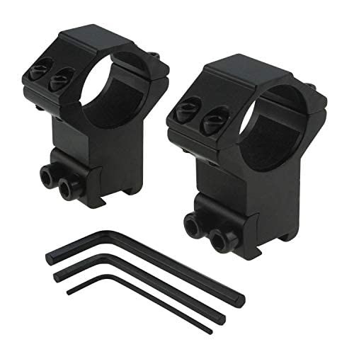 Tydeux 1/254Mm High Profile Scope Rings For 3/8 And 911Mm Dovetail Rail Pack Of 2
