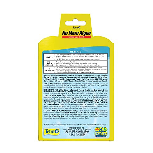 Tetra No More Algae Tablets Controls Algae In Aquariums 8 Tablets