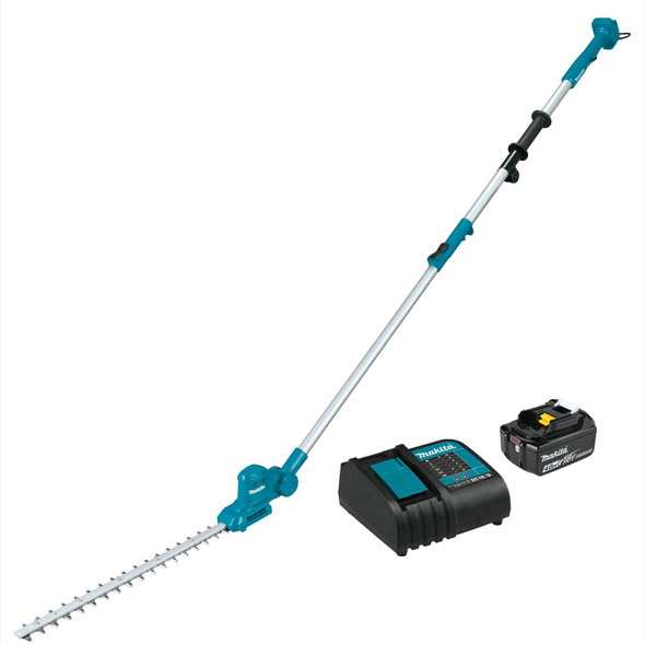 Makita, XNU05SM1, 18V, LXT, Lithium-Ion, Cordless, 18", Telescoping, Articulating, Pole, Hedge, Trimmer, Kit, (4.0Ah) Makita, XNU05SM1, 18V, LXT, Lithium-Ion, Cordless, 18", Telescoping, Articulating, Pole, Hedge, Trimmer, Kit, (4.0Ah)