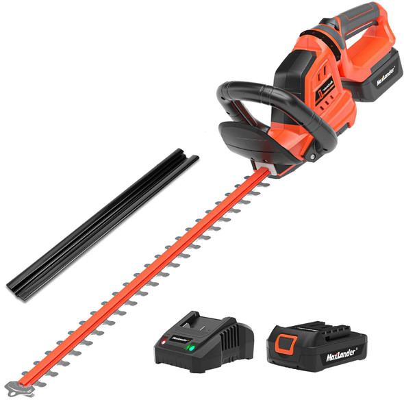 Hedge Trimmer Maxlander Hedge Trimmer Cordless with 22”Dual-Action Blade, Electric Hedge Trimmer Include 20V 2.0Ah Battery and Fast Charger Hedge Trimmer Maxlander Hedge Trimmer Cordless with 22”Dual-Action Blade, Electric Hedge Trimmer Include 20V 2.0Ah Battery and Fast Charger