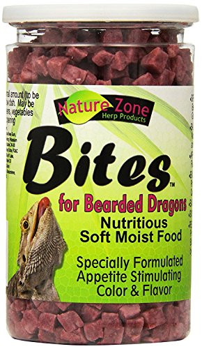 Nature Zone Bearded Dragon Bites Soft Moist Food 9Ounce