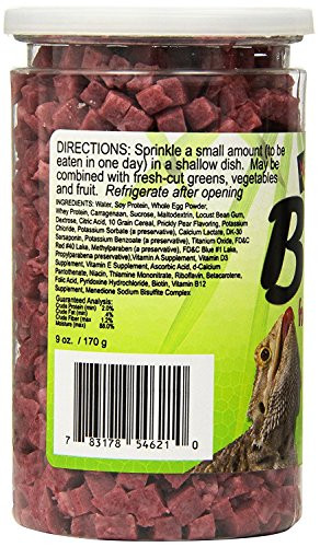 Nature Zone Bearded Dragon Bites Soft Moist Food 9Ounce