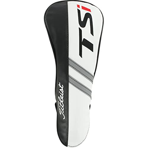 Titleist Titleist Golf Tsi Fairway Wood Headcover Leather Cover Black White Red