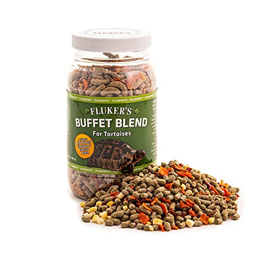 FlukerS Buffet Blend Tortoise Diet Veggies With Fortified Pellets 675 Oz