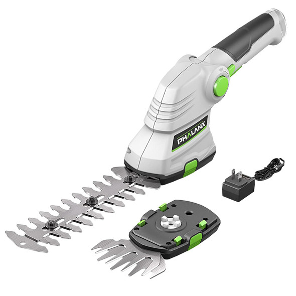 Cordless Grass Shears 2-in-1 Handheld Hedge Trimmer,7.2V Electric Grass Trimmer Turnable Handle, Rechargeable Lithium-Ion Battery and Charger Included for Lawn/Garden Cordless Grass Shears 2-in-1 Handheld Hedge Trimmer,7.2V Electric Grass Trimmer Turnable Handle, Rechargeable Lithium-Ion Battery and Charger Included for Lawn/Garden