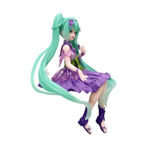 Thunder Tech Hatsune Miku Flower Fairy Cosmos Purple Ver Noodle Stopper Figure