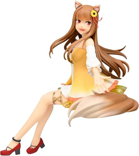 Thunder Tech Spice And Wolf Noodle Stopper Figure Holo Sunflower Dress VerJapanese Anime Character