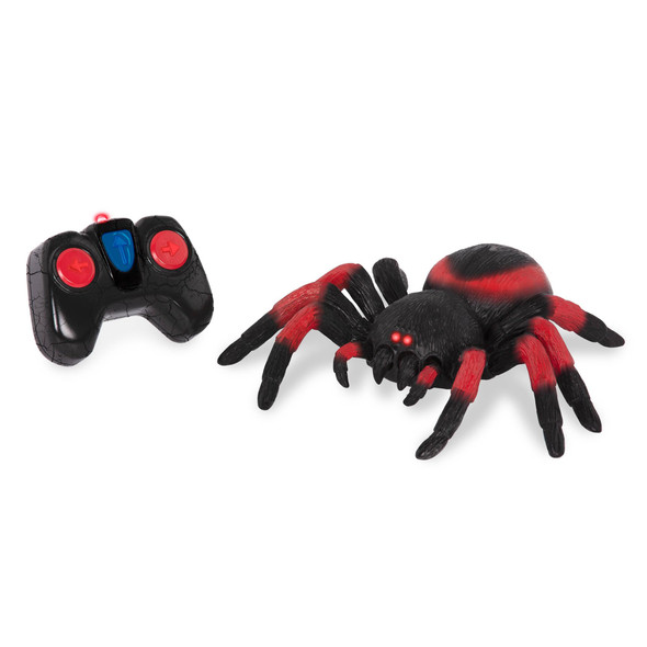 Terra By Battat Remote Control Tarantula For Kids With Led Eyes Realistic Spider Toy With Moving Legs Fast Speed and 360 Spin Blue Rc Animal For Boys and Girls 6+ Years