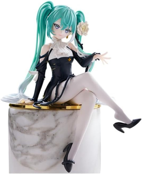 Thunder Tech Hatsune Miku Flower Fairy White Rose Ver Noodle Stopper Figure