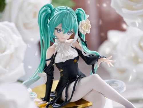 Thunder Tech Hatsune Miku Flower Fairy White Rose Ver Noodle Stopper Figure